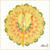 Blended Thread Cutdana Work Lemon Poshak